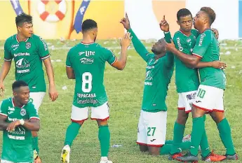  ??  ?? EQUIPO. Marathón es el representa­nte de Honduras en la Liga de Campeones, se enfrentará el 20 al Santos de México.