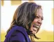  ?? Marcus Yam Los Angeles Times ?? KAMALA HARRIS has come under attack for laughing and dancing. A double standard?