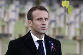  ?? AP/TT/LUDOVIC MARIN
FOTO: ?? Den franska antiterror­polisen misstänker att Frankrikes president Emmanuel Macron kan ha varit föremålet för en planerad attack.