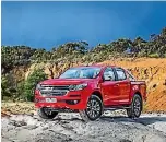  ??  ?? Holden’s Colorado has just achieved a 5 star ANCAP safety rating.
