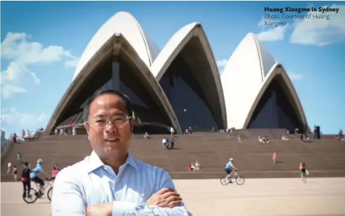  ?? Photo: Courtesy of Huang Xiangmo ?? Huang Xiangmo in Sydney