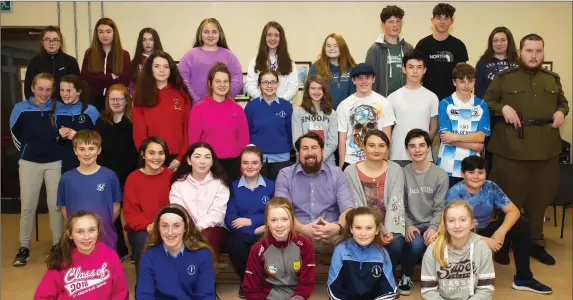  ??  ?? The cast of Fiddler on the Roof by Our Lady of Lourdes and CBS which will be on in St Michael’s Theatre next week.