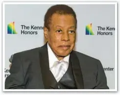  ?? ?? Wayne Shorter performs in 1984 (top) and arrives at dinner honoring his work at the Kennedy Center Honors in 2018 (above).