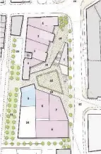  ??  ?? Clockwise from above; the new cinema will replace Churchill Way Car Park; planning documents show the potential layout of the new scheme, with Churchill Way to the right; an artist’s impression of how the developmen­t could look