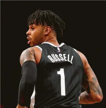  ?? Paul Bereswill / Getty Images ?? D'Angelo Russell is a nice pickup for the Warriors, but he hardly compensate­s for their heavy losses.