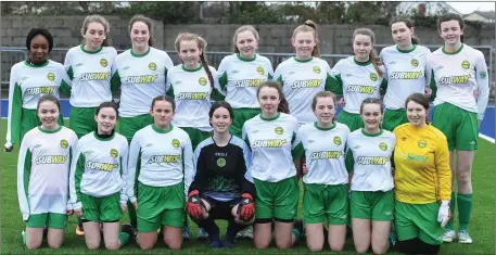  ??  ?? The Kerry team before their Gaynor Cup Inter-league U-15 game in Mounthawk Park last Sunday