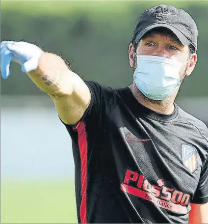  ?? FOTO: GETTY ?? Diego Pablo Simeone El entrenador argentino cumple su novena temporada al frente del Atlético de Madrid