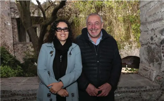  ?? MARIBEL CALDERÓN ?? Julio Rivarola y Daniela Beltrán, gestores y promotores culturales.