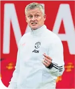  ??  ?? Ole Gunnar Solskjaer