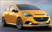  ??  ?? The new Opel Corsa GSi is set to arrive later in 2019.