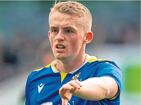  ?? ?? MATCH SHARP: St Johnstone midfielder Cammy MacPherson could play a key role against Inverness on Friday.