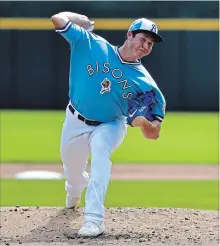  ?? BUFFALO BISONS ?? Nate Pearson has 114 strikeouts and just 24 walks over 24 starts this season. He is the Jays’ No. 2-ranked prospect behind Bo Bichette.