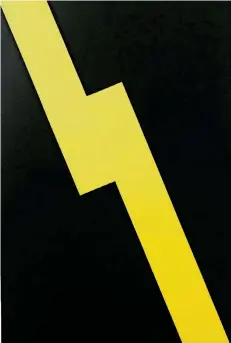  ?? FOTO: KUNSTSAMML­UNG ?? „Saturday“(Samstag) heißt dieses Bild von Carmen Herrera.