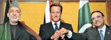  ??  ?? Mr Cameron initiated the talks between the Afghan and Pakistani presidents last year-BBC