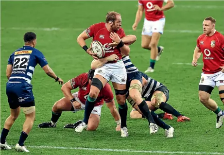  ?? GETTY IMAGES ?? Welsh lock Alun Wyn Jones has made a miraculous recovery from injury to lead the British and Irish Lions in the first test against South Africa tomorrow.
