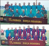  ?? FOTO: ABJ ?? La Agrupació Barça Jugadors celebró su 17ª Trobada en Calella