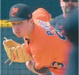  ?? SUN PHOTOS
KARL MERTON FERRON/BALTIMORE ?? Cade Povich could be the Orioles’ top pitching prospect at the end of 2023.