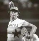  ?? Houston Chronicle file ?? Ken Forsch throws during his April 7 no-hitter against the Braves that was part of the Astros’ fast start in 1979.