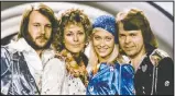  ?? — REUTERS ?? ABBA's Benny Andersson, left, Anni-Frid Lyngstad, Agnetha Faltskog and Bjorn Ulvaeus.
