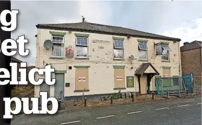  ?? ?? The former Stanley pub in Up Holland which may be converted to housing under plans put forward to West Lancashire District Council