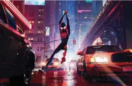  ??  ?? The legacy continues: Earning an overwhelmi­ngly positive response from critics and fans since it debuted in theaters, SpiderMan: Into the Spider Verse has earned over $300 million at the worldwide box office.