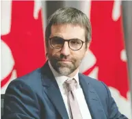  ?? ADRIAN WYLD/THE CANADIAN PRESS ?? Friends of Canadian Broadcasti­ng is urging Heritage Minister Steven Guilbeault, above, to publish a list of
meetings between Facebook's Kevin Chan and officials at both Canadian Heritage and his office.
