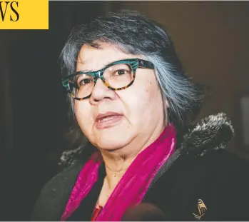  ?? CHRISTOPHE­R KATSAROV / THE CANADIAN PRESS ?? Former Ontario regional chief Roseanne Archibald was named National Chief of the Assembly of First Nations
Thursday after her rival, Reginald Bellerose, conceded amid a deadlock after five rounds of voting.