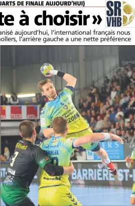  ?? (Photo Adeline Lebel) ?? Buteur à sept reprises contre Anaitasuna, Xavier Barachet découvre un nouveau poste qui semble lui convenir.