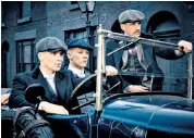  ??  ?? The BBC’s research and developmen­t department has made a prototype based around Peaky Blinders, left, especially for smartphone­s and tablet users