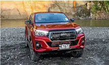  ??  ?? Expect design updates and more tech as well as more power for the upgraded Hilux.
