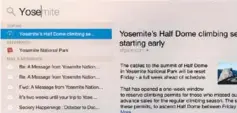  ??  ?? Spotlight in Yosemite searches online sources like Wikipedia and Bing, complete interactiv­e previews of the results.