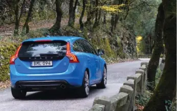  ?? VOLVO PHOTOS ?? The 2017 Volvo V60 Polestar, priced at more than $70,000, has a twincharge­d four-cylinder engine.