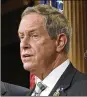  ?? AP 2015 ?? U.S. Rep. Joe Wilson, R-S.C., known for shouting “you lie” at President Barack Obama, was similarly greeted by constituen­ts at a town hall in Granitevil­le, S.C., on Monday.