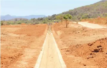 ?? ?? Work on Nyakomba Irrigation Scheme in Nyanga included replacemen­t and repair of existing pumps and flood protection structures for Blocs B,C and D pump stations that were damaged by floods in 2006