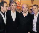  ??  ?? De festejo. Romay, Lavieguerr­e, Rodríguez Larreta y Suar.