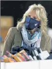  ?? GETTY IMAGES ?? Dr. Jill Biden assembles care packages for military families for the holiday season on Dec. 10.