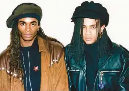  ?? PARAMOUNT+ ?? Milli Vanilli — the pop duo of Fab Morvan and Rob Pilatus — are the subject of the documentar­y “Milli Vanilli.” Morvan has “wanted for a long time — to tell my story.”