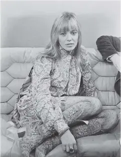  ?? BLACKMAN/DAILY EXPRESS/GETTY IMAGES) ?? Italian-born actress and model Anita Pallenberg, pictured in 1971, died this week at age 73.