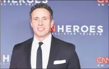  ?? Michael Loccisano / Getty Images for CNN ?? CNN anchor Chris Cuomo, brother to New York Gov. Andrew Cuomo, has been diagnosed with coronaviru­s.