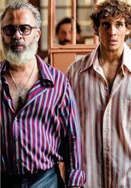  ?? ?? Javier Gutiérrez y Miguel Herrán protagoniz­an ‘Modelo 77’, de Alberto Rodríguez.