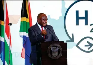  ?? Photo: Contribute­d ?? In trouble… South Africa's President Cyril Ramaphosa.