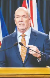  ??  ?? PREMIER JOHN HORGAN