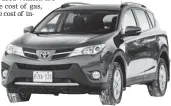  ??  ?? Toyota Rav4 sales in Quebec were up 35 per cent.