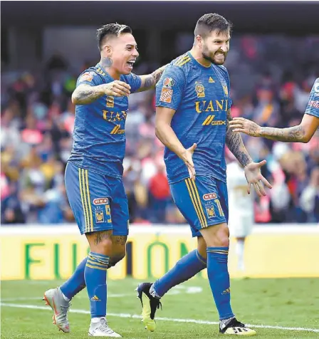  ?? LA AFICIÓN ?? Tigres ha mostrado una ofensiva de garra esta temporada.