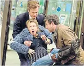  ??  ?? BELOW LEFT Zellweger stars alongside Colin Firth and Patrick Dempsey in Bridget Jones’s Baby.