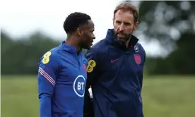  ?? Photograph: Eddie Keogh - The FA/The FA/Getty Images ?? Raheem Sterling has credited Gareth Southgate with changing the mood in the England squad.