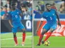  ?? FOTOS: GYI/EFE ?? Dembélé y Umtiti, con Francia