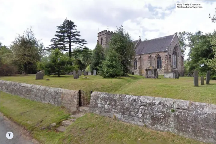  ??  ?? Holy Trinity Church in Norton-Juxta-Twycross