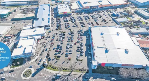  ?? Photo / Supplied ?? The Hastings Park Mega Centre, viewed from above.