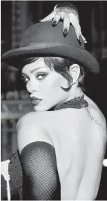  ??  ?? Rihanna as a burlesque dancer in Valerian and the City of a Thousand Planets.